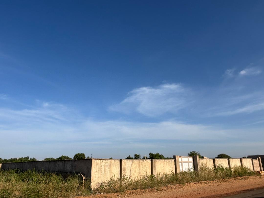 Fenced plot of land for sale