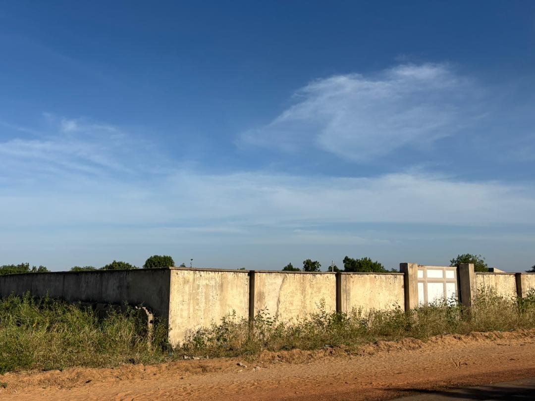 Fenced plot of land for sale